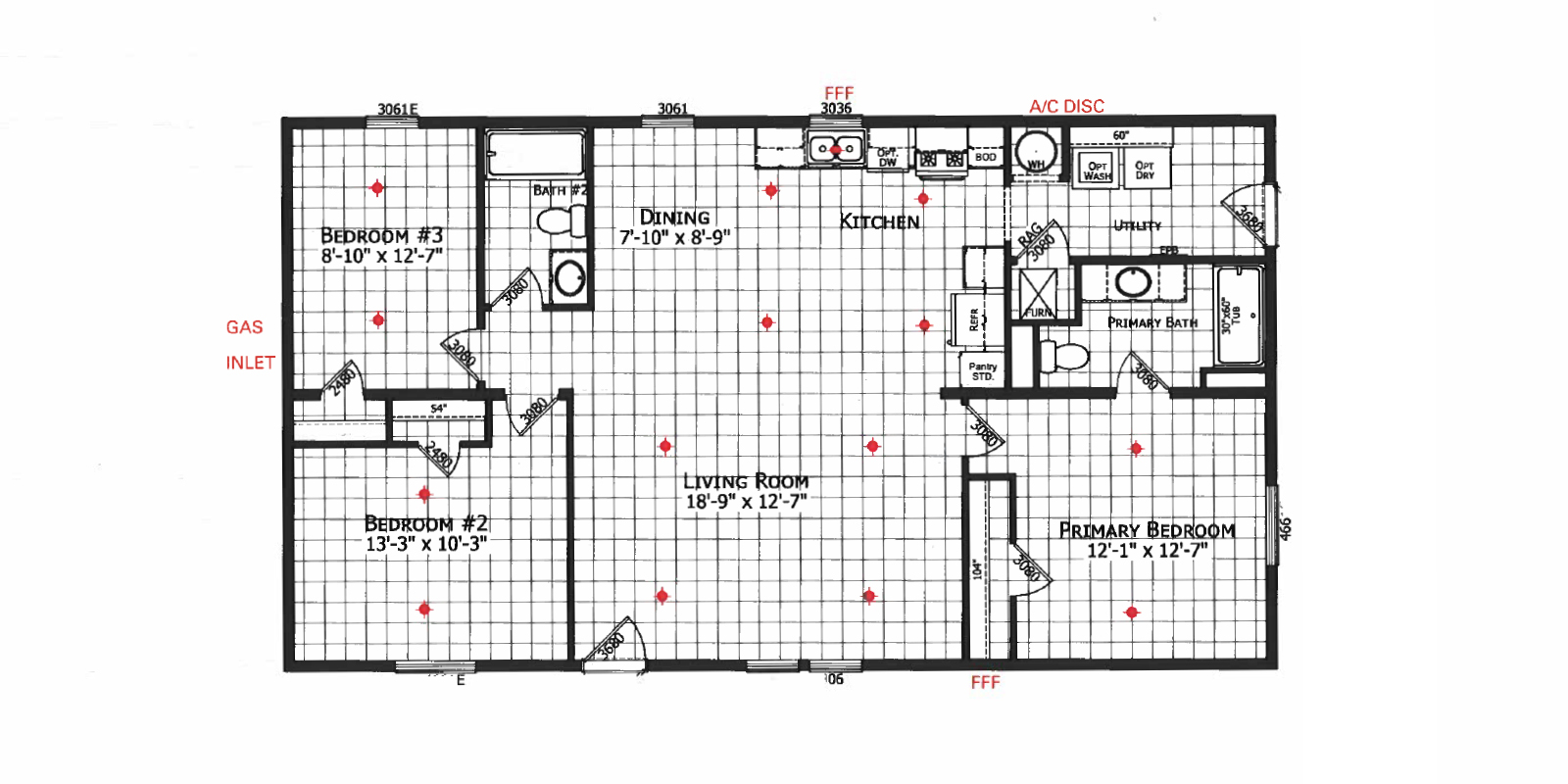 Floor Plan I: Champion/Highland RVH-2848-2