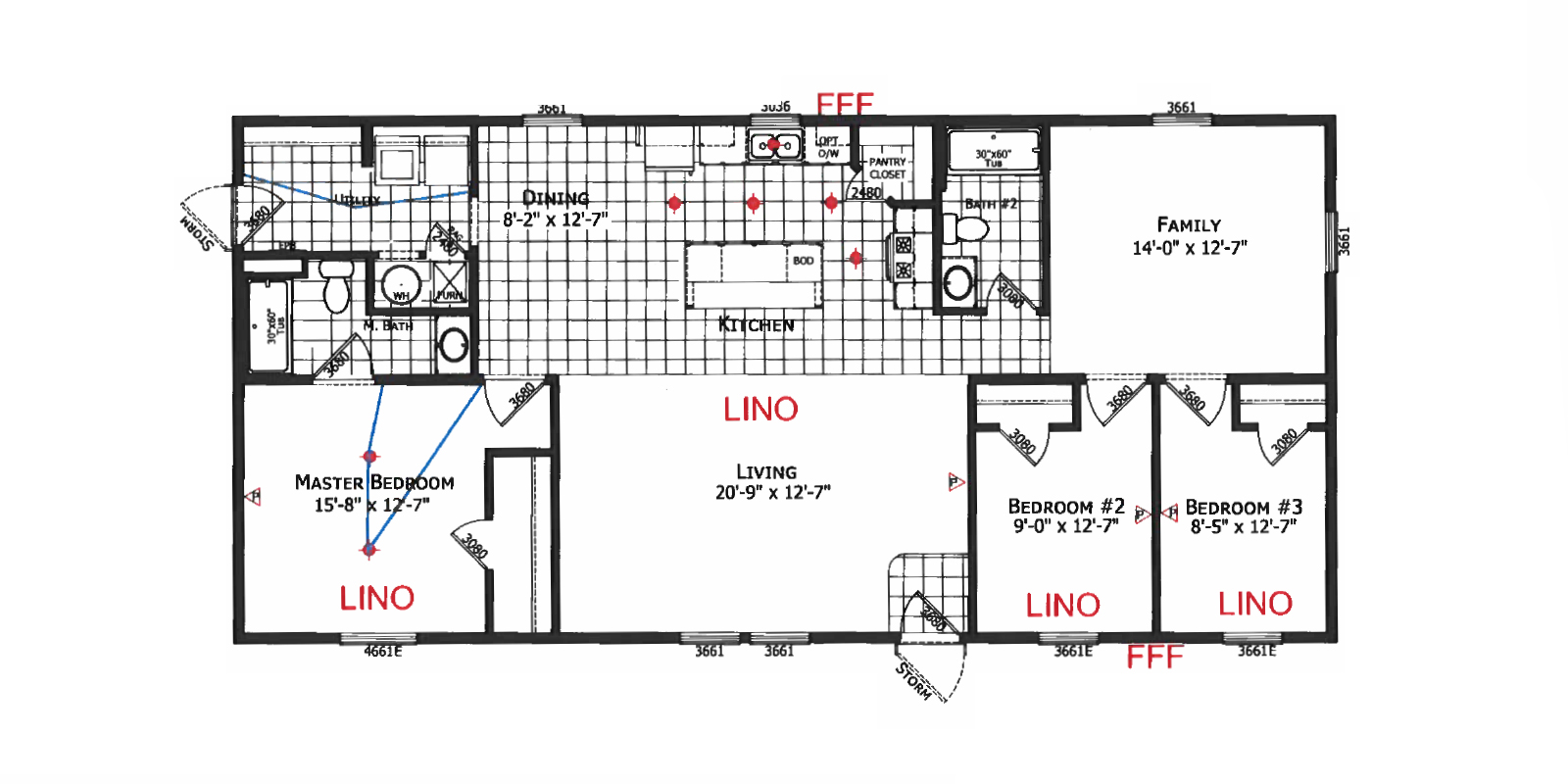 Floor Plan N: Champion/Highland 563A
